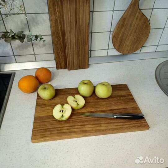 Разделочная и сервировочная доски из дуба