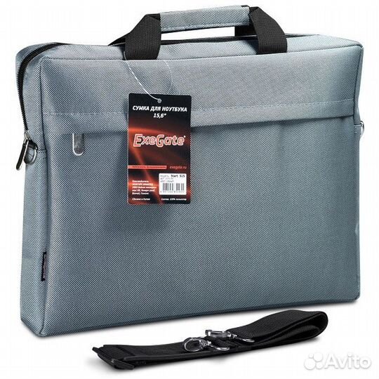 Сумка ExeGate EX205136RUS Start S15 Grey, серая, п