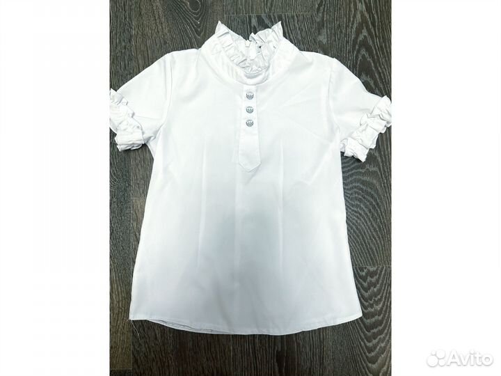 Рубашки школьные пакетом 128-134