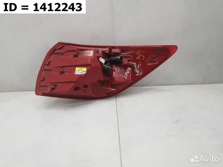 Фонарь задний левый наружный Kia Sportage
