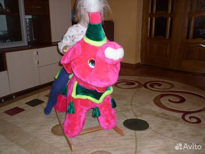 Детская качалка слоник