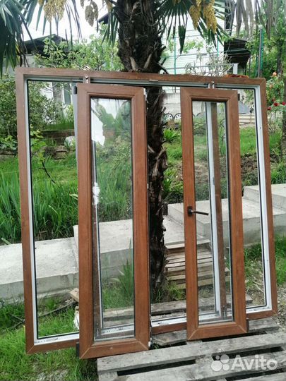 Окна пластиковые бу разные размеры
