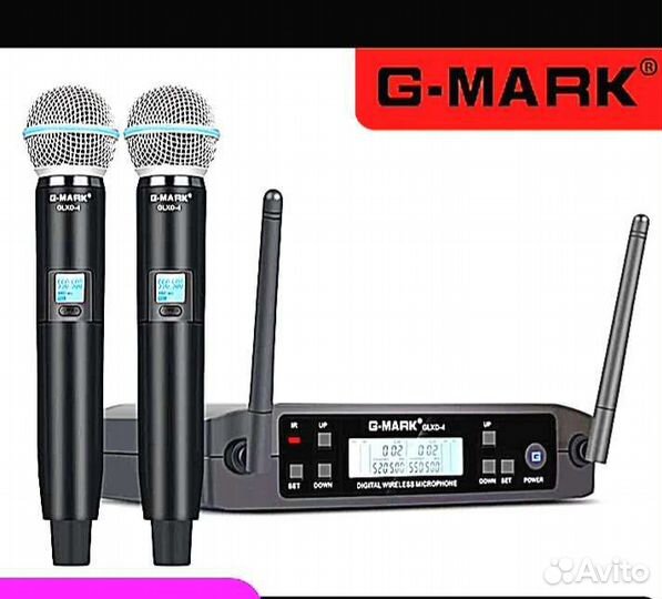 Современ.профессион.радиосистема Glxd4 Gmark новая