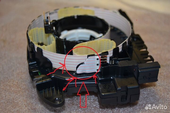 Шлейф подрулевого блока 5K0953569 6пин VW skoda Q3