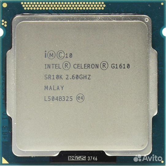 Процессор Intel Celeron G1610 (1155, 2.6Ghz, 2c/2t