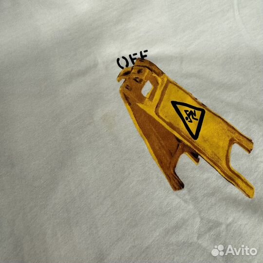 Футболка off white L оригинал