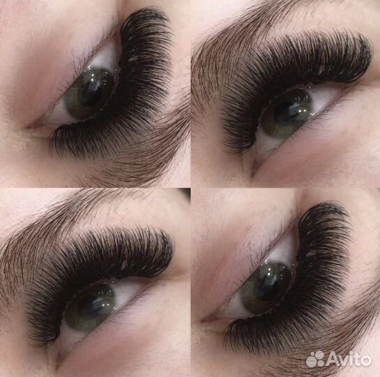 Объёмное наращивание ресниц