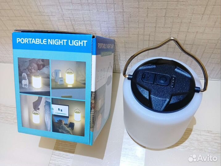 Фонарик лампа ночник акб фонарь