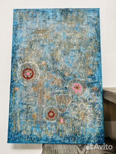 Интерьерная картина акрилом на холсте