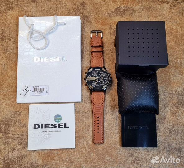 Часы Оригинальные мужские Diesel DZ7348 с ремешком