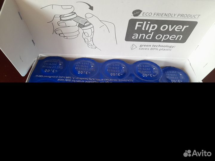 Линзы контактные