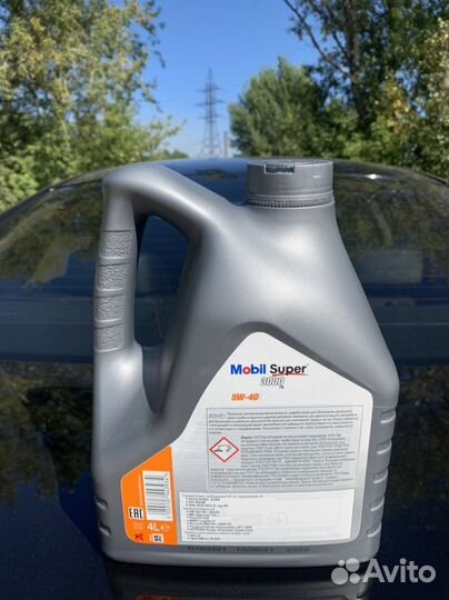 Масло моторное Mobil Super 3000 5w40 4л