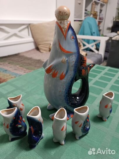 Штофы и графины СССР фарфор