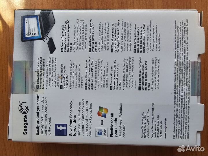 Переносной жёсткий диск Seagate WD