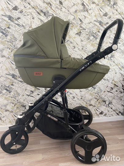 Коляска 2 в 1 экокожа