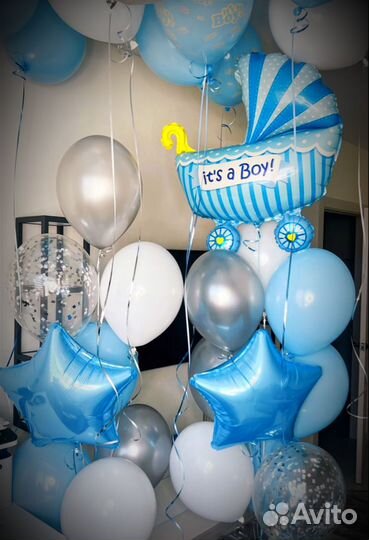 Воздушные шары, Гелевые шары, оформление шарами