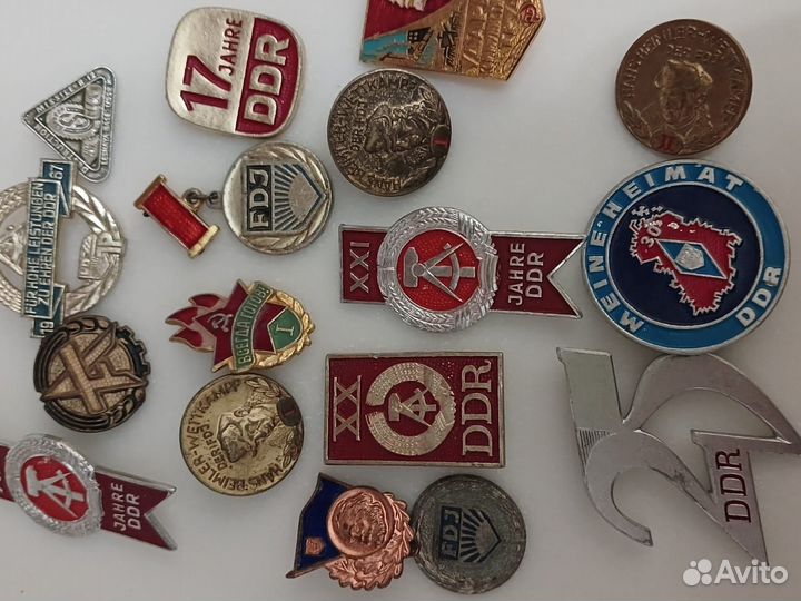Значки гдр,СССР