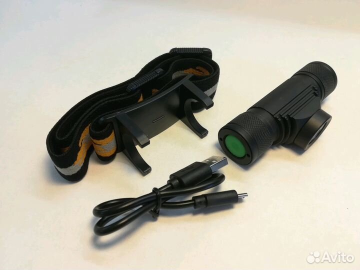 Налобный фонарь boruit D10