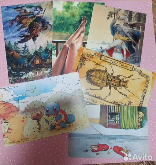 Открытки для посткроссинга комплектом