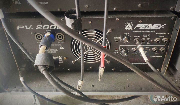 Усилители Peavey PV2000 USA для сабвуферов и топов