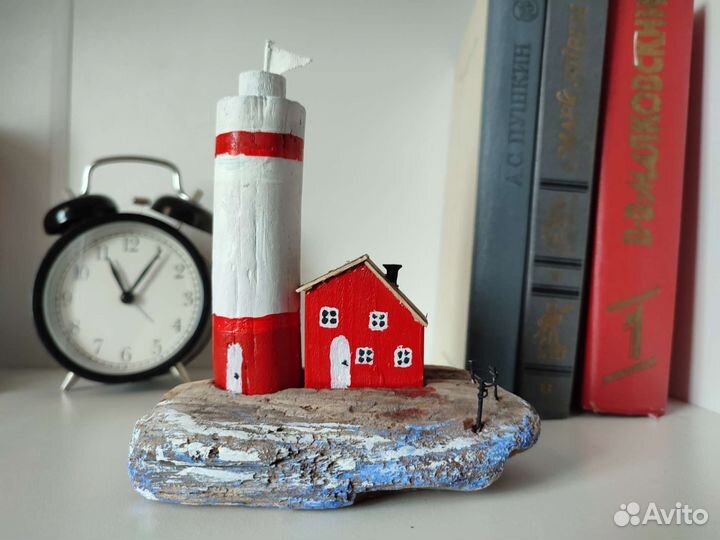 Дрифтвуд остров маяк домики декор