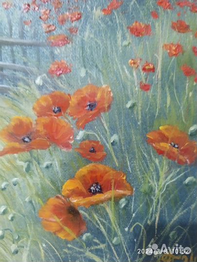 Картина маслом на холсте пейзаж