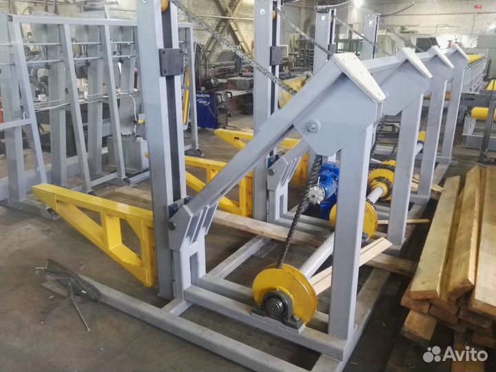 Разборщик пакетов досок, пиломатериала, бруса