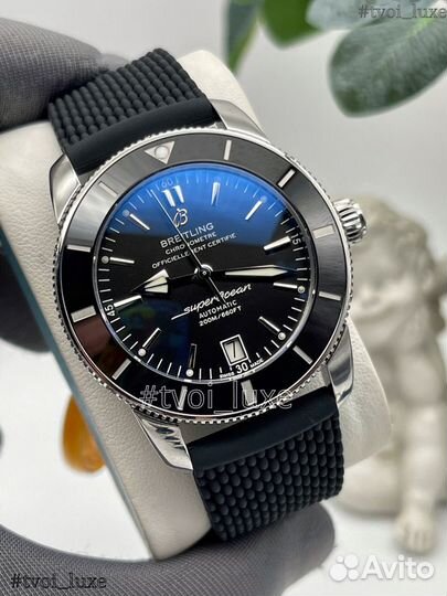 Часы breitling superocean heritage 42 black