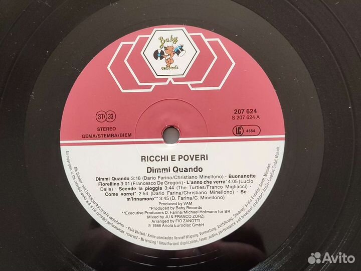 1.Ricchi e Poveri 85 Ger