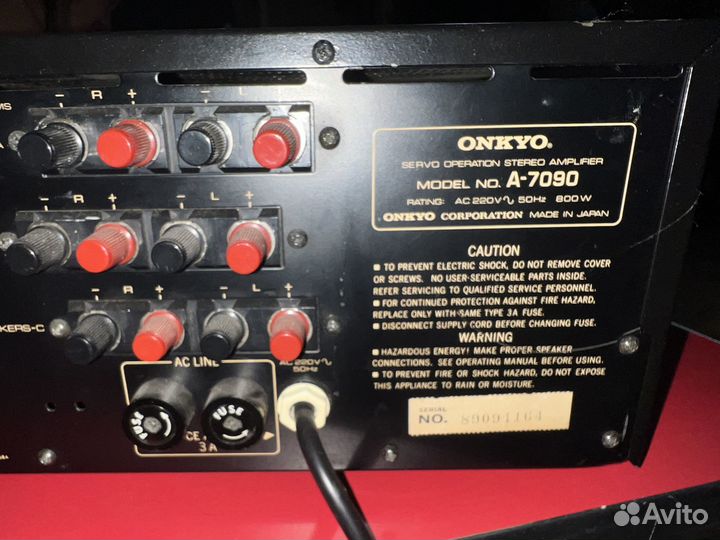 Onkyo A-7090 Топ-усилитель made IN japan 220v