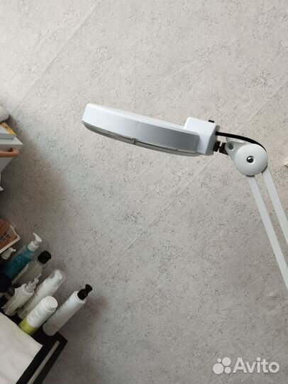 Лампа лупа напольная