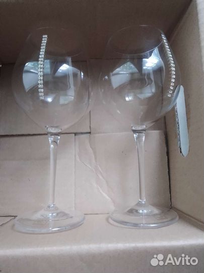 Бокалы swarovski