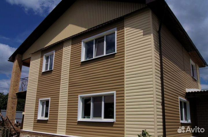 Фасад дома из сайдинга