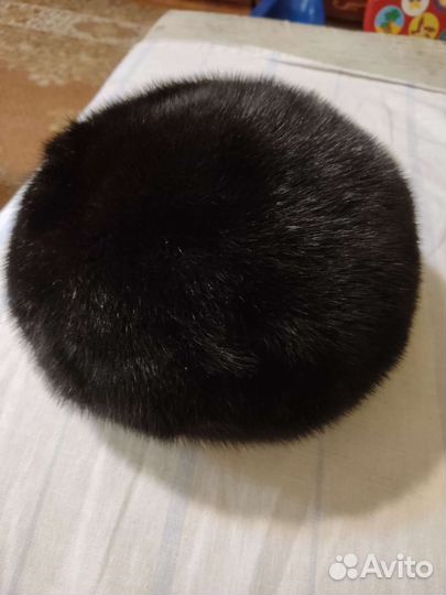 Норковый берет мягкий