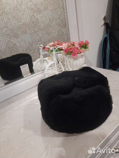 Шапка ушанка мужская новая овчина 56 р