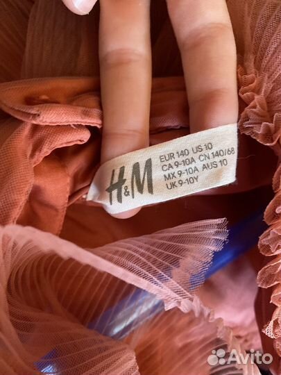 Платье zara и h&m для девочки 136-140