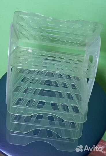 Лоток-органайзер для бумаг веерный на 4 отделения