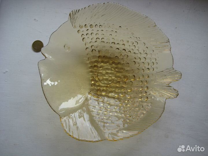 Салатник ваза в виде рыбы СССР