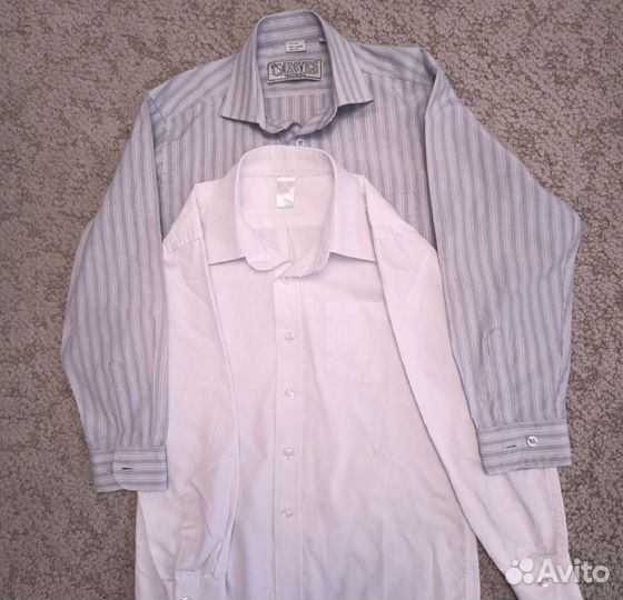 Рубашка школьная с длинным рукавом