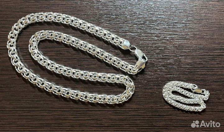 Серебряная цепь + браслет