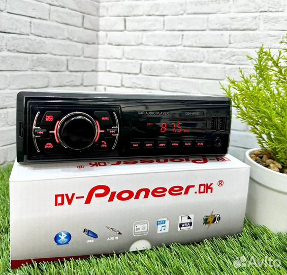 Магнитола 1 din с bluetooth pioneer арт940