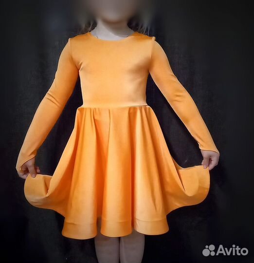 Бальное платье-боди для девочки