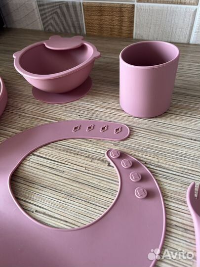 Детская посуда для кормления силиконовая