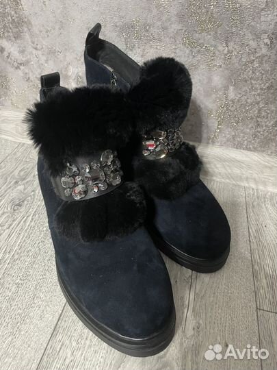 Полуботинки женские зимние