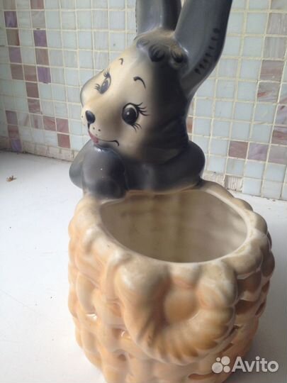 Хрюшка копилка и зайка с корзинкой