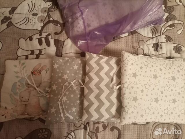 Бортики подушки в детскую кроватку