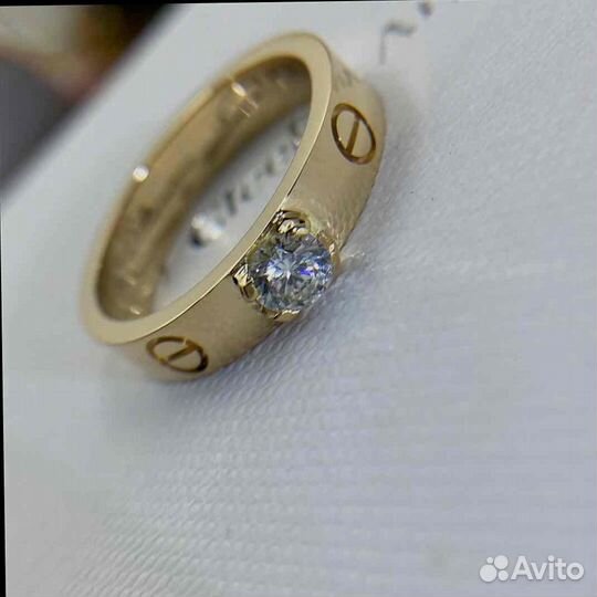 Cartier Love Solitaire Желтое золото, 0,3ct