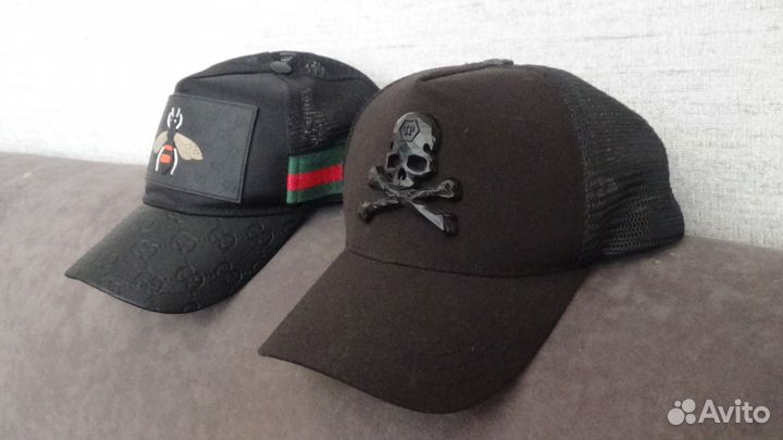 Бейсболка мужская черная