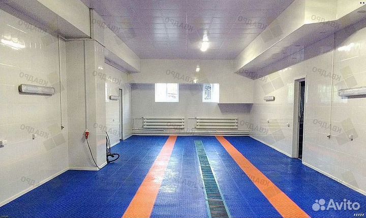 Модульный пол для цеха