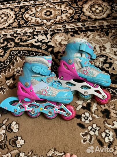 Ролики раздвижные р. 30-33